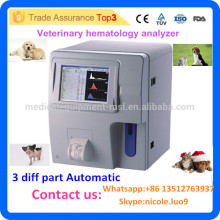 3-part diff automatic veterinary hematology analyzer/animals blood analyzer machine MSLAB07-I